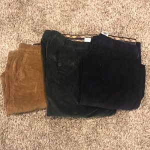 Brooks Brothers Clark Fit Corduroy Trousers combo